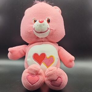 2002‎ Care Bear Pink Plush Bear Toy